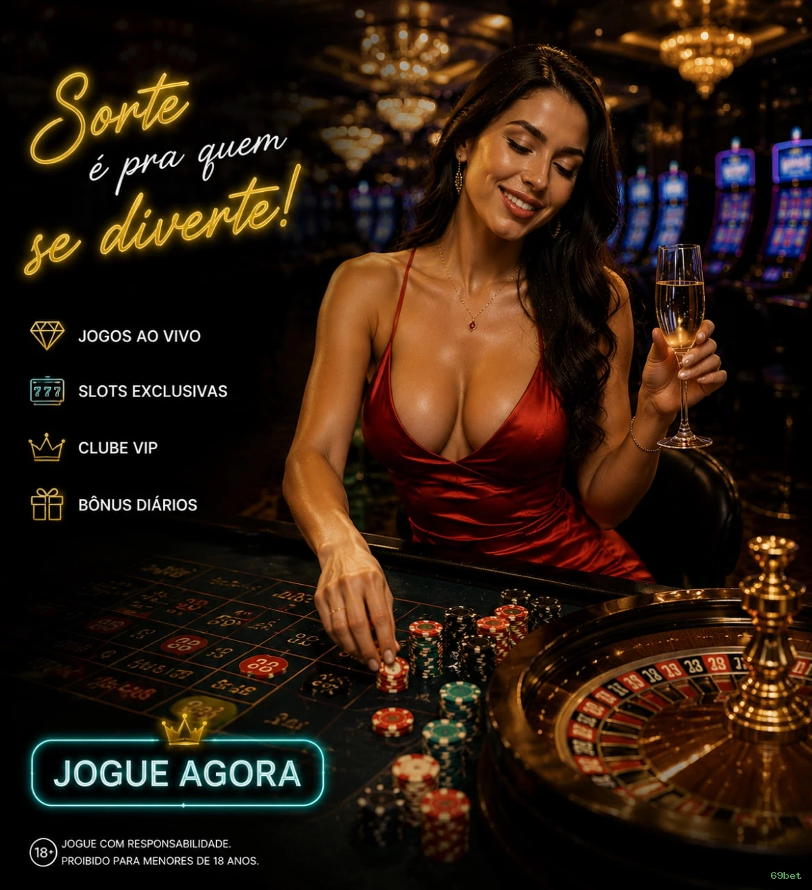 Bônus boas-vindas 69bet R$100